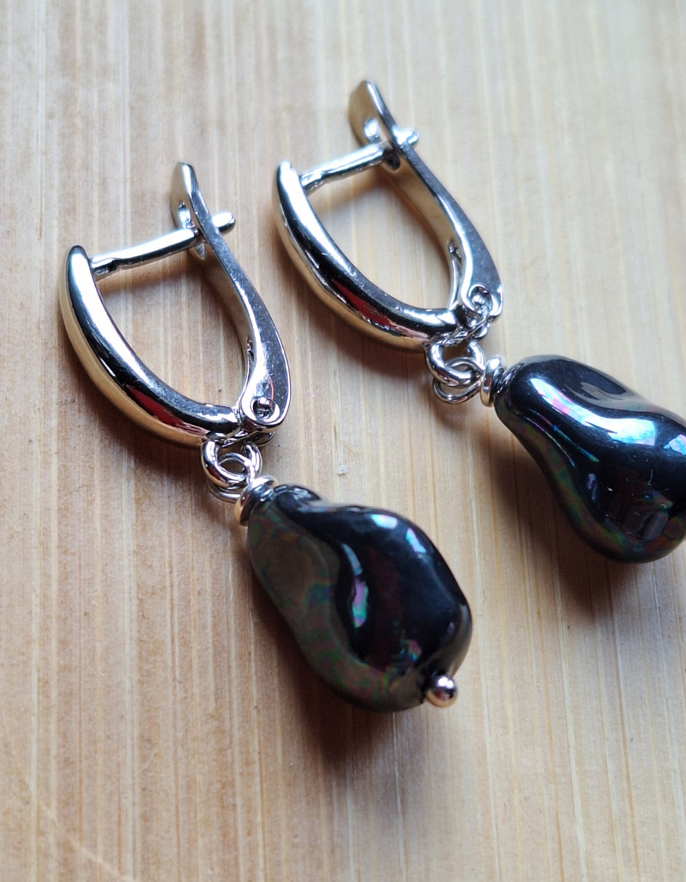 Серьги с жемчугом майорка