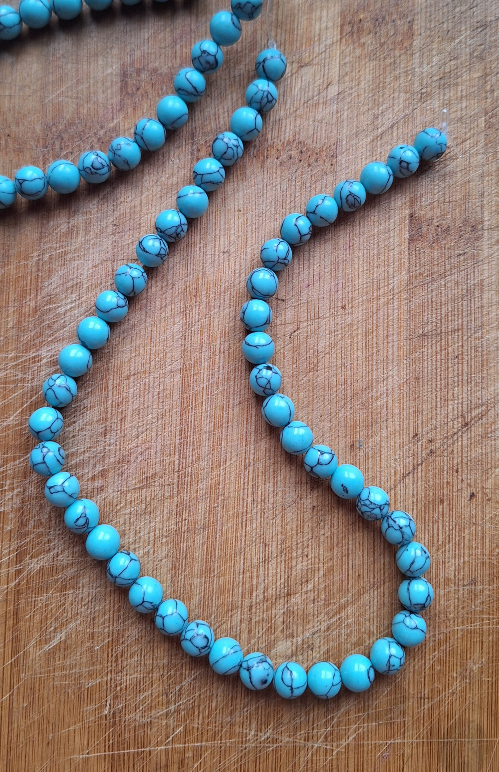 Бирюза 8мм прессовка