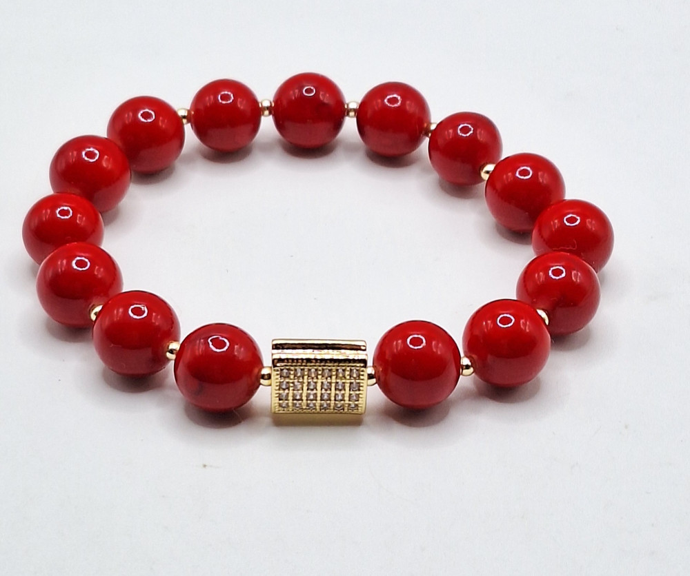 Браслет из коралла 18рр