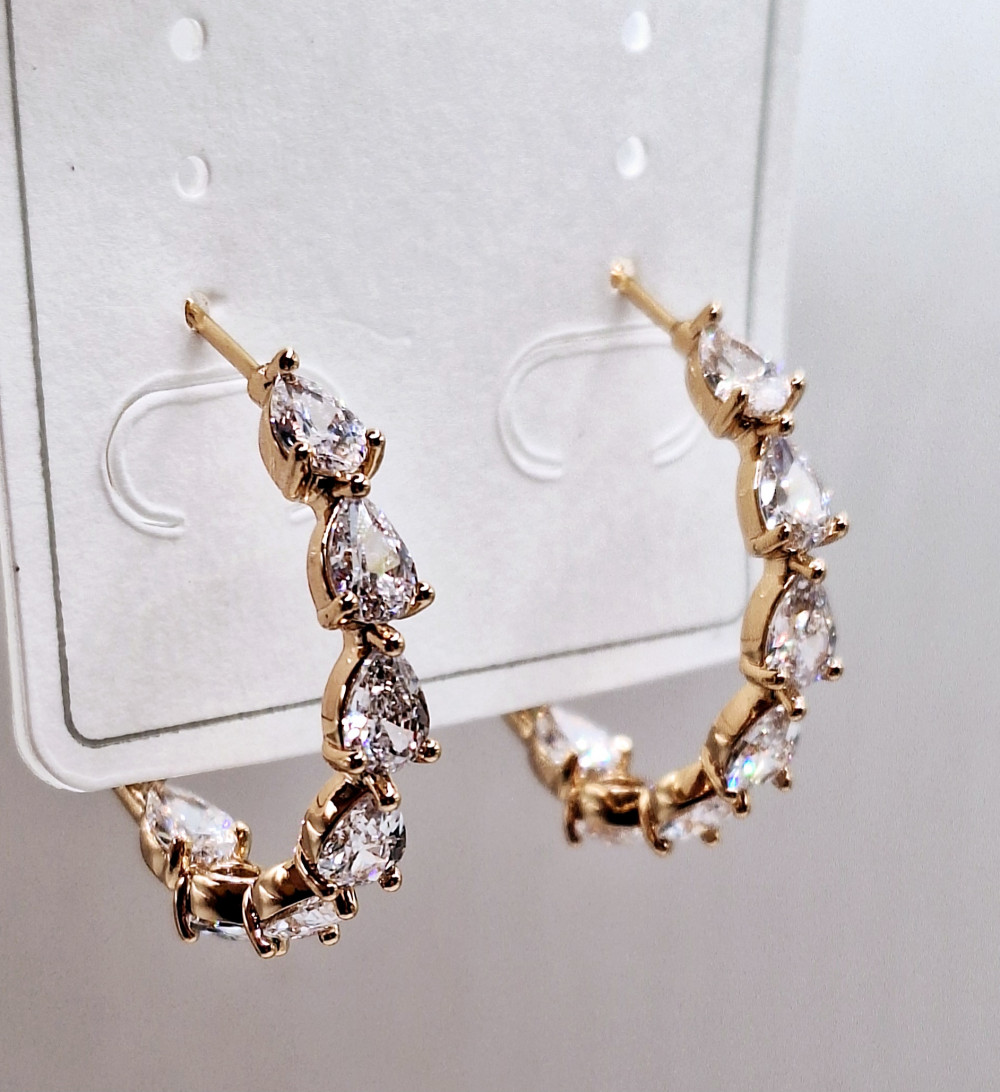 Серьги-кольца (2.5см)