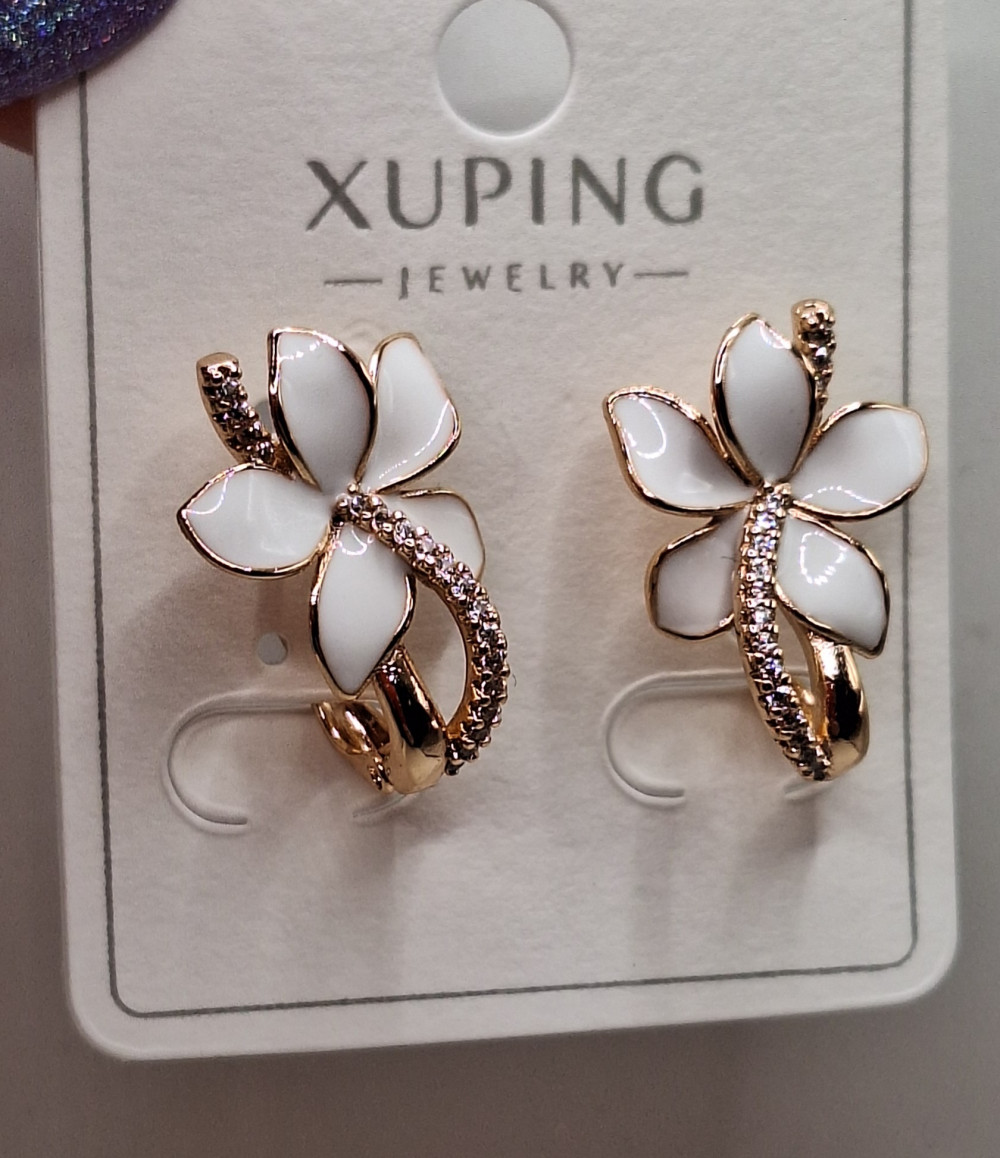 Серьги (2см) английский замок