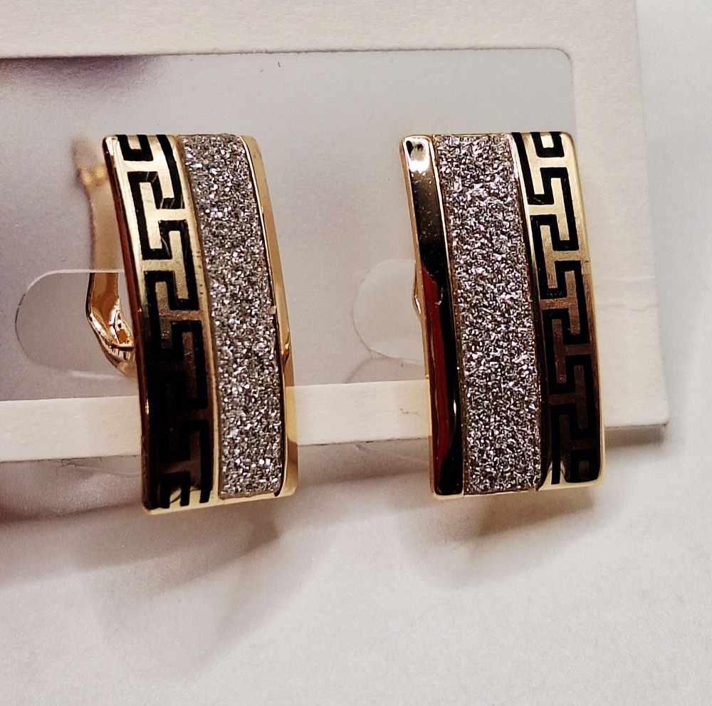 Серьги (2.2см) английский замок