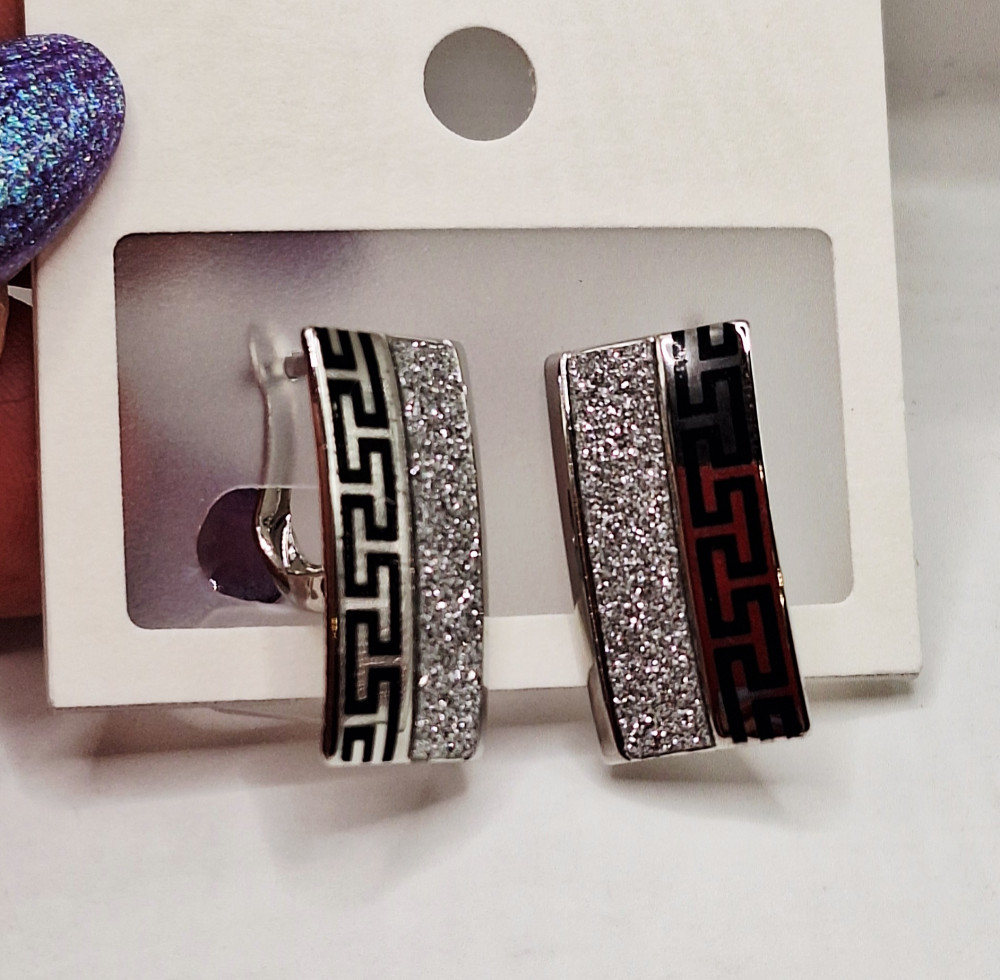 Серьги (2.2см) английский замок