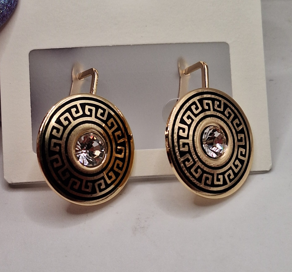 Серьги (2.5см) английский замок