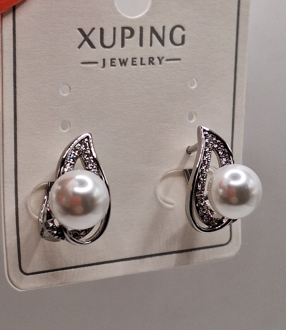 Серьги (1.9см, ) англ.з ост.1шт