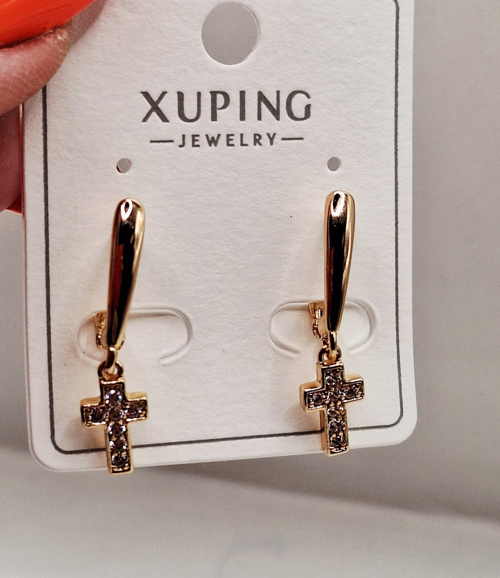 Серьги (2.8см) английский замок