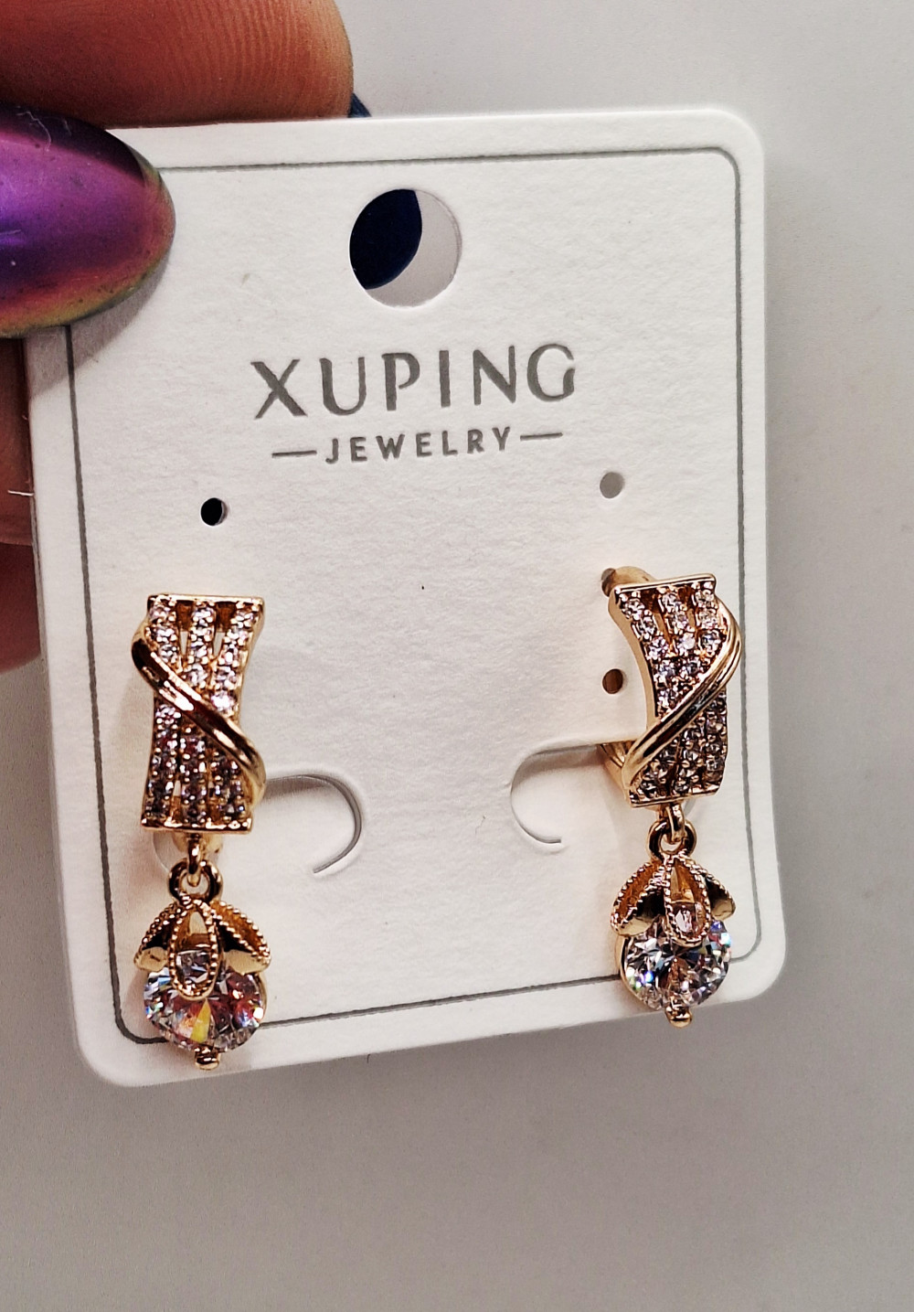 Серьги (2.5см (