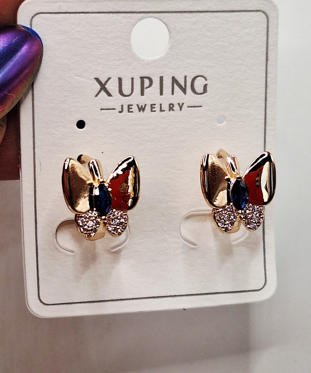 Серьги (1.2см) ост 1шт