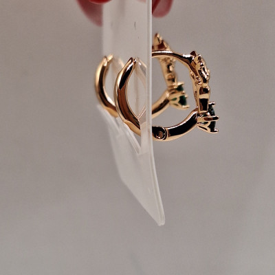 Серьги (1.5см) на кольцах
