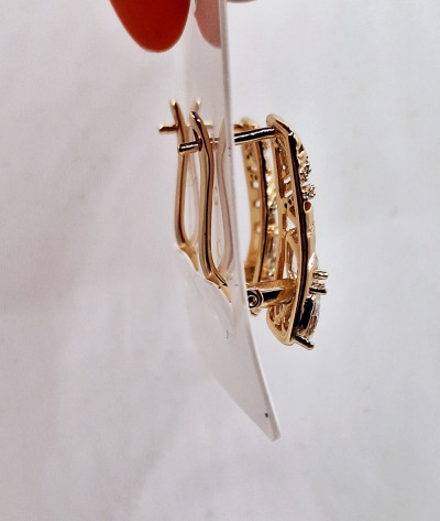 Серьги (2.3см) английский замок