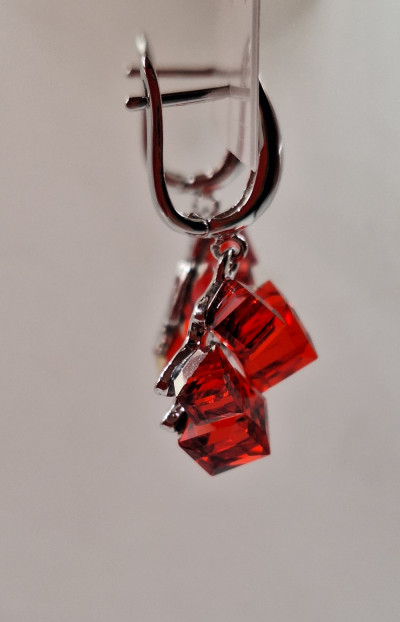 Серьги 4см английский замок