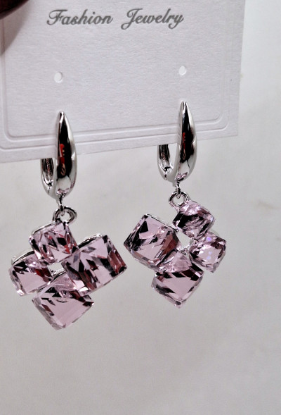 серьги 4см английский замок