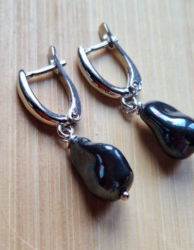 серьги с жемчугом майорка