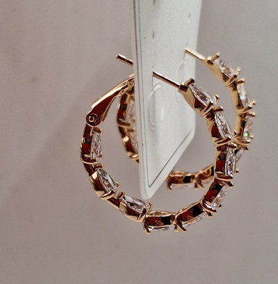 Серьги-кольца (2.5см)