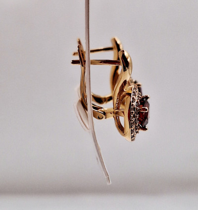 Серьги (2см) английский замок