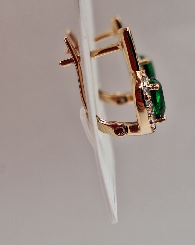 Серьги (2см) английский замок