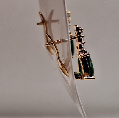 Серьги (2см) английский замок