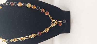 Колье из сердолика