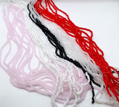 Чокер (41-42см) хрусталь 3мм с сердечком