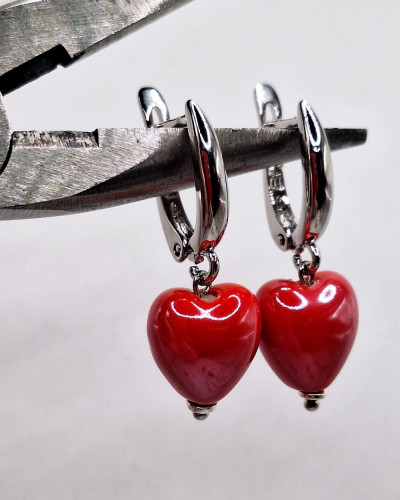 серьги ручная работа