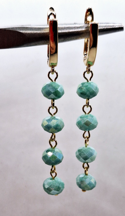 серьги ручная работа