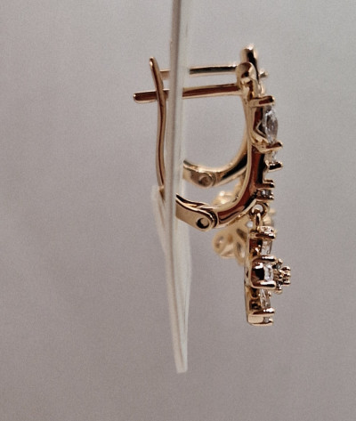 Серьги (2.5см) английский замок