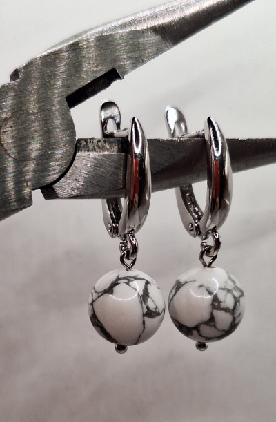 серьги с кахалонгом 10мм