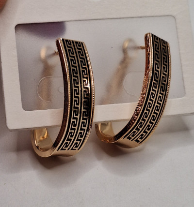 серьги (2.5см) английский замок