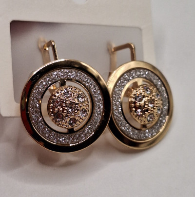 серьги (2.6см) английский замок