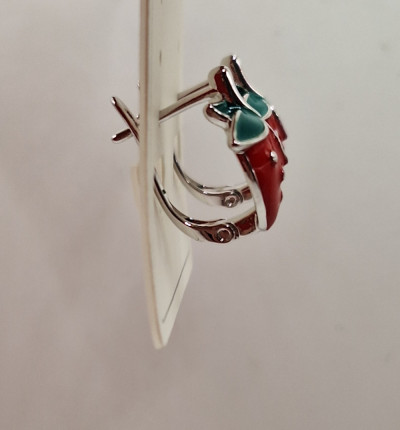 Серьги (1.5см) английский замок