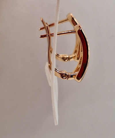 Серьги (1.6см) английский замок