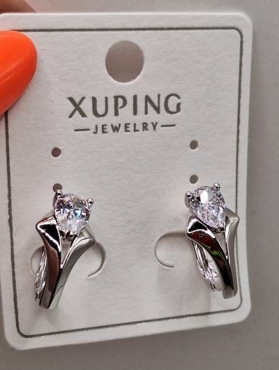 серьги(2см) англ.з   ост.1шт