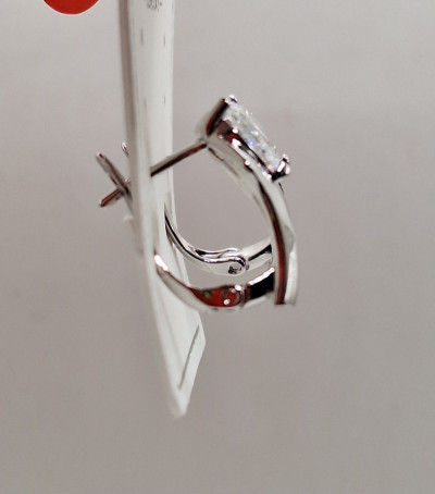 Серьги (2см) англ.з   ост.1шт