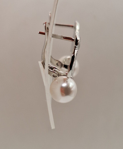 Серьги (2см) англ.з   ост.1шт