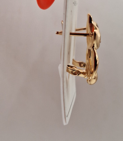 Серьги (2см) английский замок