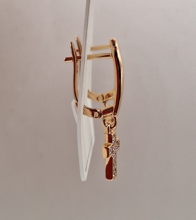 Серьги (2.8см) английский замок