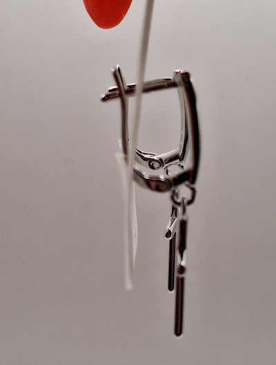 Серьги (3.2см) английский замок