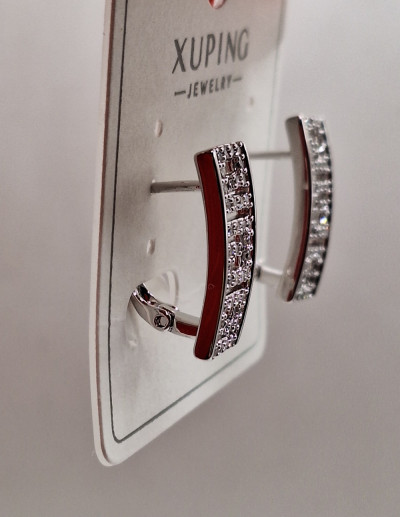 Серьги (2см) английский замок ост.1 шт