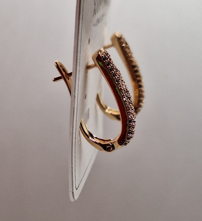 Серьги (2см) английский замок