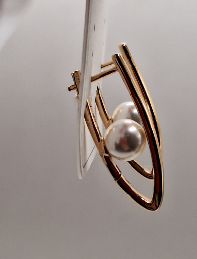 Серьги (3см) английский замок