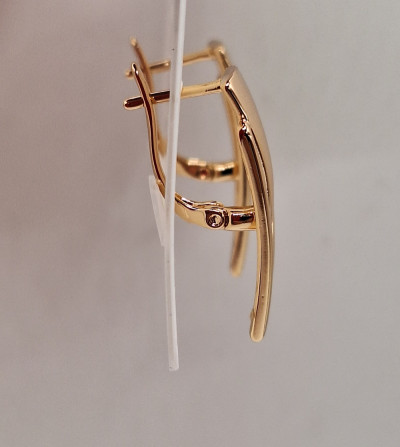 Серьги (2.5см, ) англ.з   ост 2шт