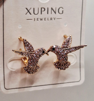 серьги(1.8см) англ.з ост 2шт