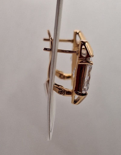 Серьги (1.8см) англ.з   ост 2шт